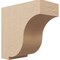 Ekena Millwork 5"W x 10"D x 10"H Classic Van Buren Rough Cedar Woodgrain TimberThane Corbel, Primed Tan CORUR05X10X10VANRCPR - alternate 1